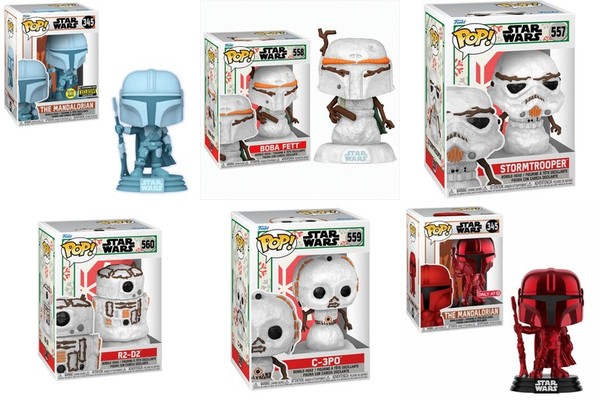funko pop red chrome mandalorian