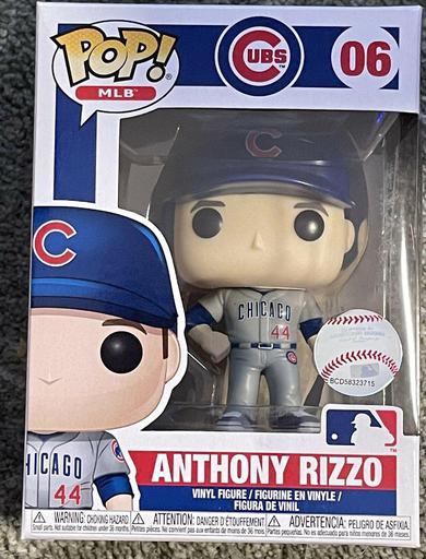 Funko POP! MLB: Chicago Cubs Anthony Rizzo - Gray Jersey – CollectorsDNA