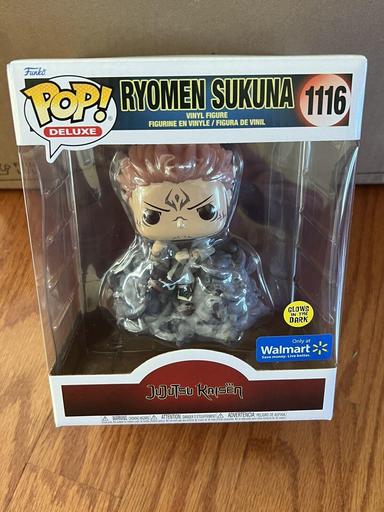 Funko Pop! Deluxe: Jujutsu Kaisen - Sukuna (Glow) Vinyl Figure (Walmart  Exclusive) 