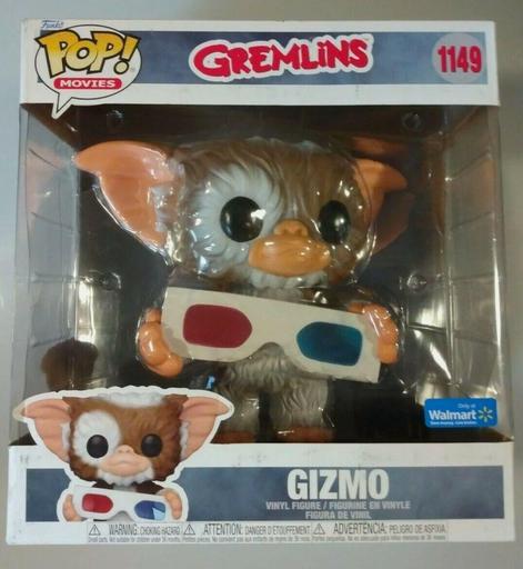 Funko Pop Movies Gremlins GIZMO 1149 with 3D Glasses Vinyl Walmart Jumbo 10”