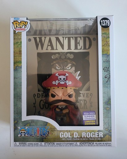 NEW SDCC 2023 Funko Exclusive Gol D. online Roger Wanted Poster Pop #1379 One Piece