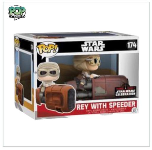 174 Rey With Speeder (Celebration 2017)