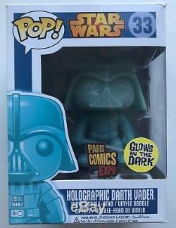 33 Holographic Darth Vader (Glows In The Dark) (Paris Comics Expo)