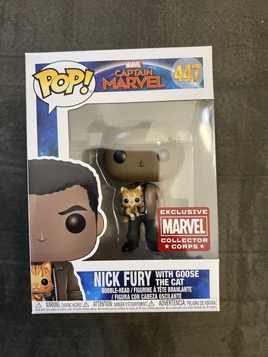 447 Nick Fury With Goose The Cat (Marvel Collector Corps)