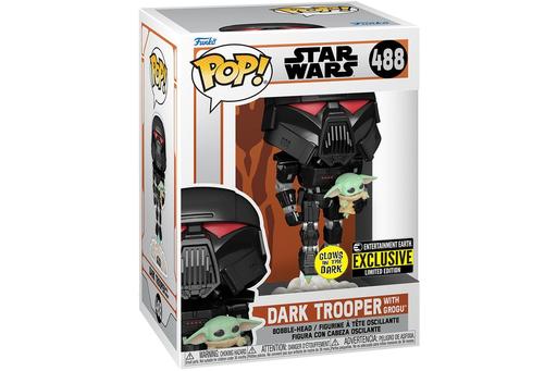 488 Dark Trooper With Grogu (Glows In The Dark) (Entertainment Earth)