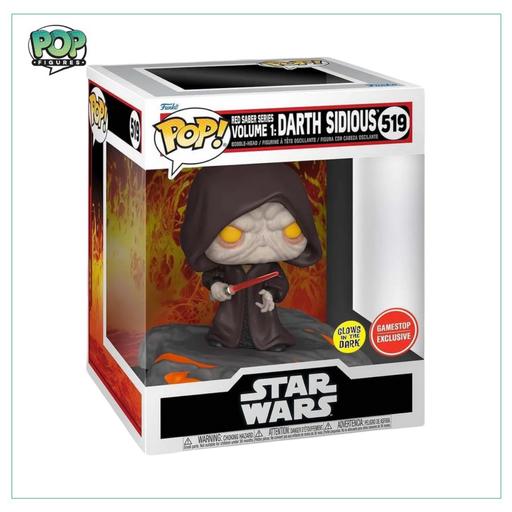 519 Red Saber Series Volume 1: Darth Sidious (Glows In The Dark) (GameStop)