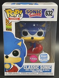 632 Classic Sonic (Flocked) (Funko Shop)