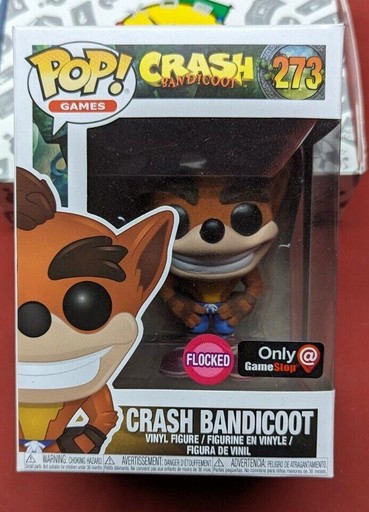 273 Crash Bandicoot (Flocked) (GameStop)