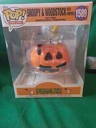 1589 Snoopy And Woodstock With Pumpkin