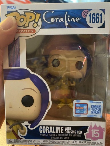 1661 Coraline With Dowsing Rod (NYCC 2024) (Official Sticker)