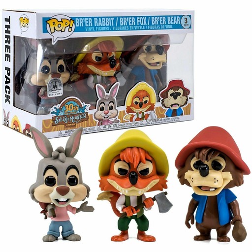 3-Pack Rabbit Fox Bear (Disney Parks)
