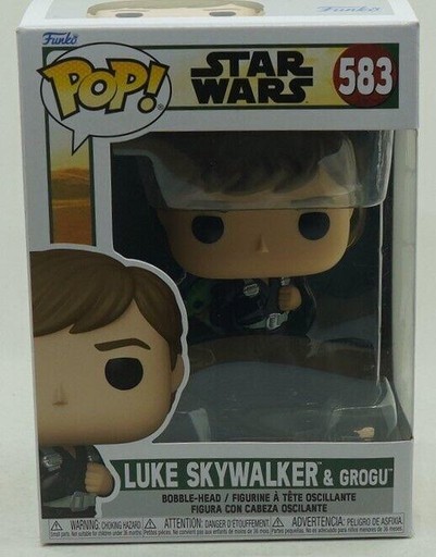 Funko POP! Star Wars: Luke Skywalker & Grogu #583