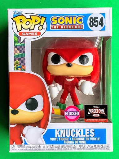 854 Knuckles (Flocked) (Target Con)