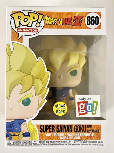 860 Super Saiyan Goku First Appearance (Glow In The Dark) (go!) Funko ...