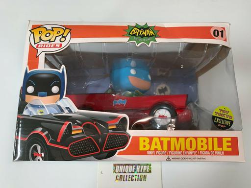 Pop store rides batmobile