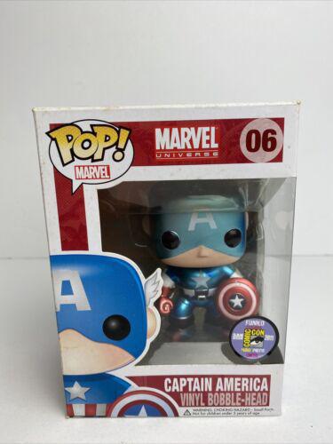 06 Captain America (Metallic) (2011 SDCC) (LE480) - Funko Pop Price