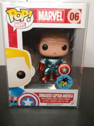 06 Unmasked Captain America (Metallic) (Comikaze)