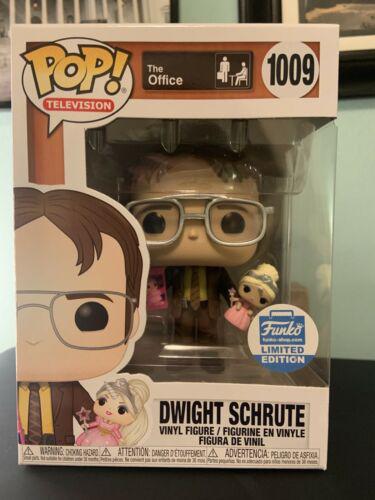 Dwight Schrute with Princess Unicorn Doll #1009 Funko Shop Exclusive Pop