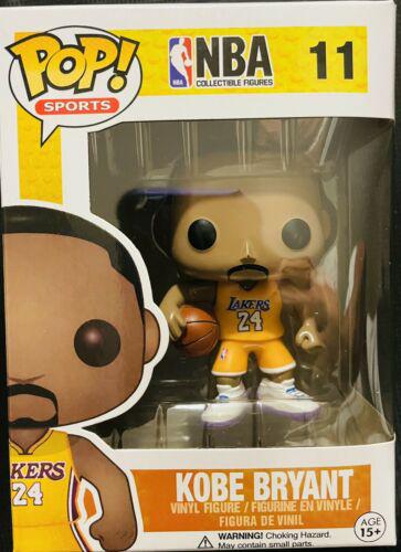 Funko Pop LA Lakers Kobe Bryant (#24 Yellow Jersey) #11 *AUTHENTIC RARE  Vaulted