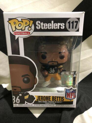 FUNKO POP JEROME BETTIS NFL STEELERS THE BUS FIGURE #117 NEW NICE