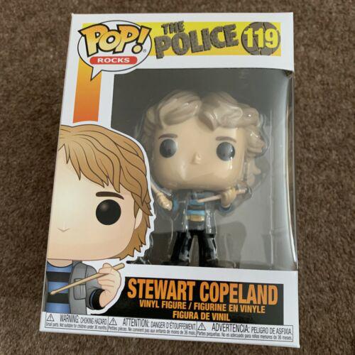 VINYL FIGURE #119 THE POLICE STEWART COPELAND FUNKO POP VINYL FIGURE #119 THE POLICE STEWART COPELAND FUNKO POP