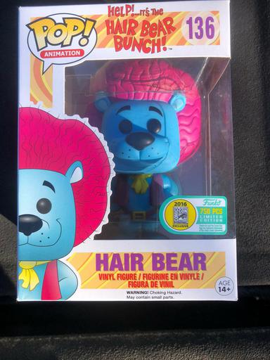 136 Hair Bear (Blue) (SDCC)