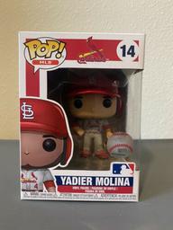 14 Yadier Molina Cardinals (Gray)