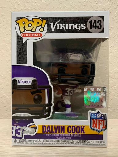 Funko NFL Minnesota Vikings POP! Football Dalvin Cook Vinyl Figure #143