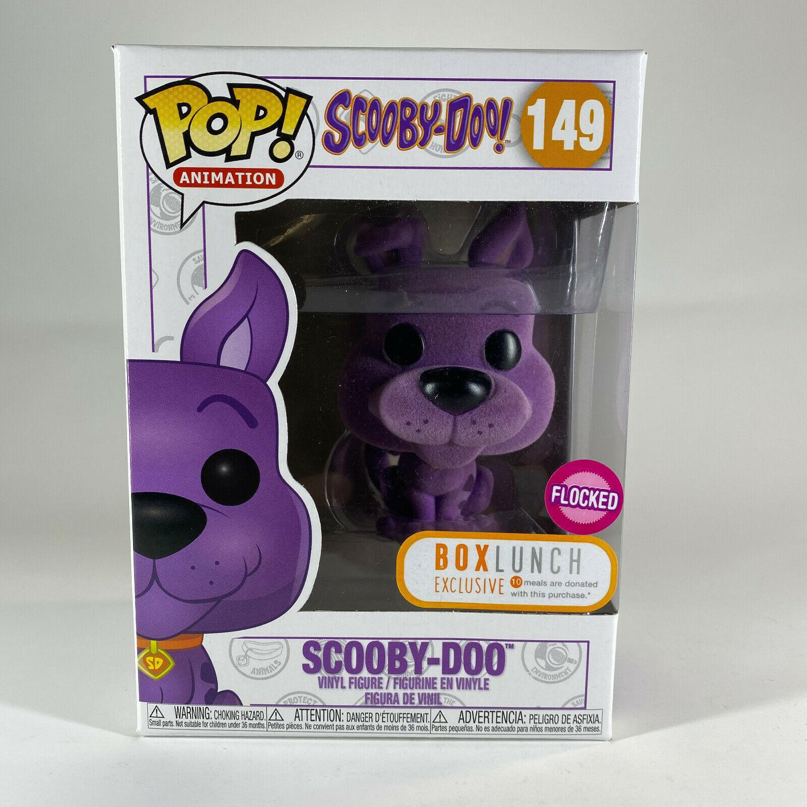 scooby doo flocked pop purple