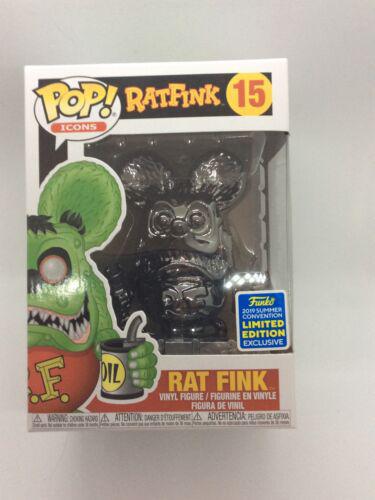15 Rat Fink Black Chrome (2019 SDCC) (Common)