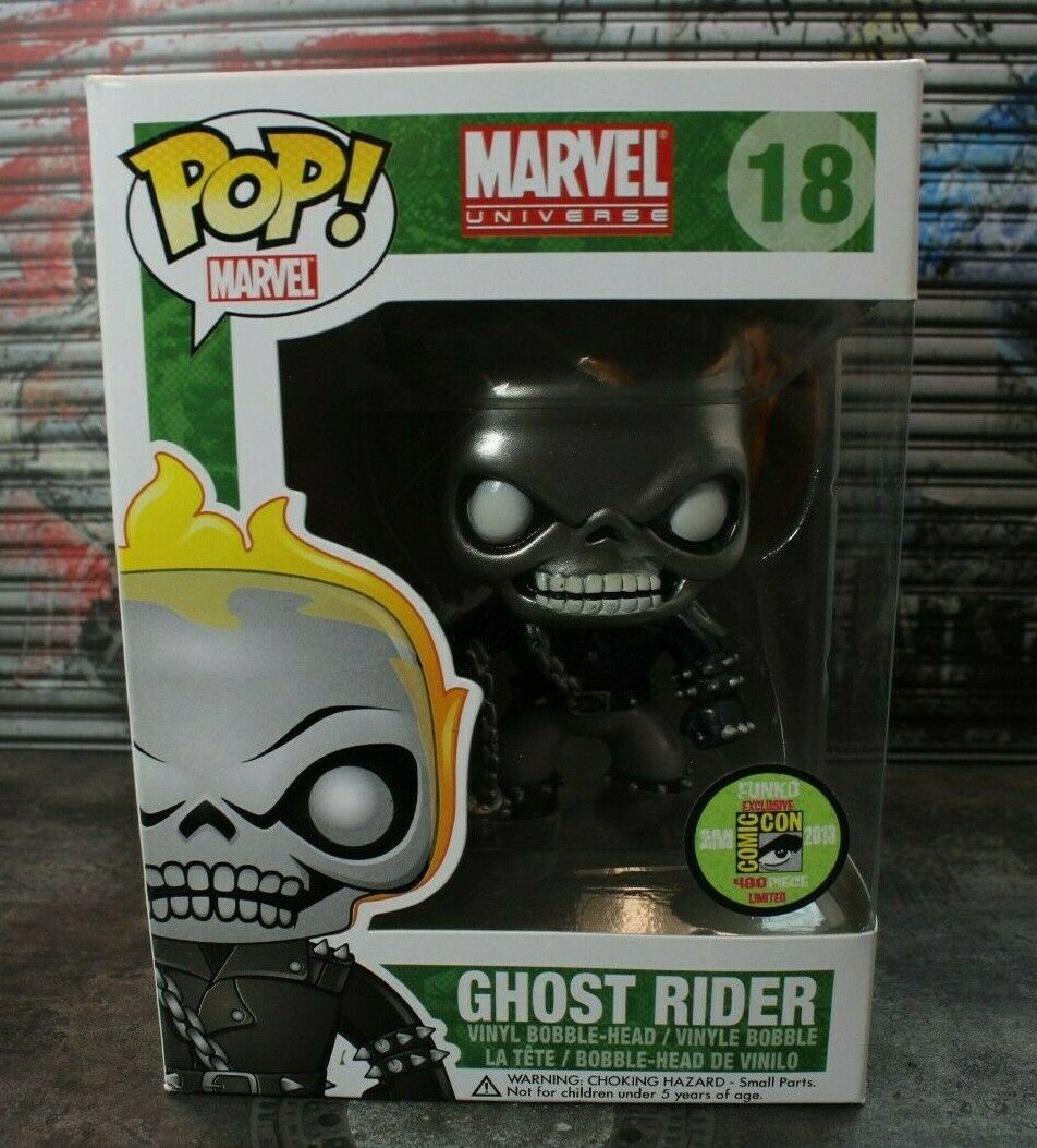 18 Ghost Rider (Metallic) (2013 SDCC) (LE480) - Funko Pop Price