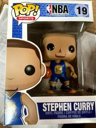 19 Stephen Curry (Blue Jersey) Warriors
