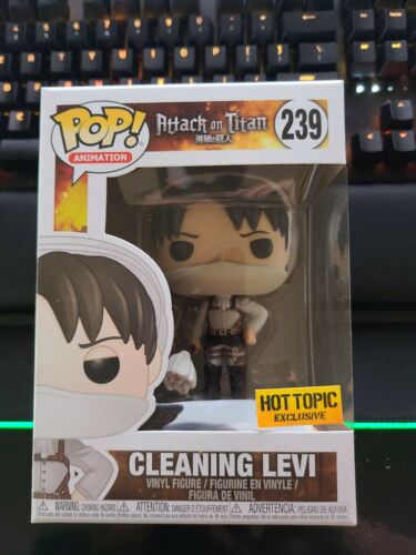 levi funko pop cleaning