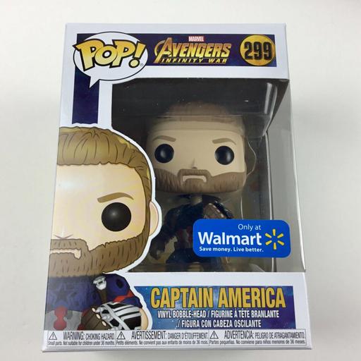 299 Captain America (Infinity War) (Action Pose) (Walmart) Funko Pop ...