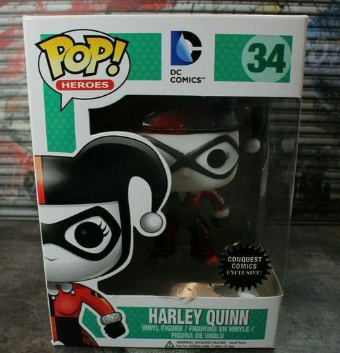 34 Harley Quinn (Metallic) Conquest Comics - Funko Pop Price