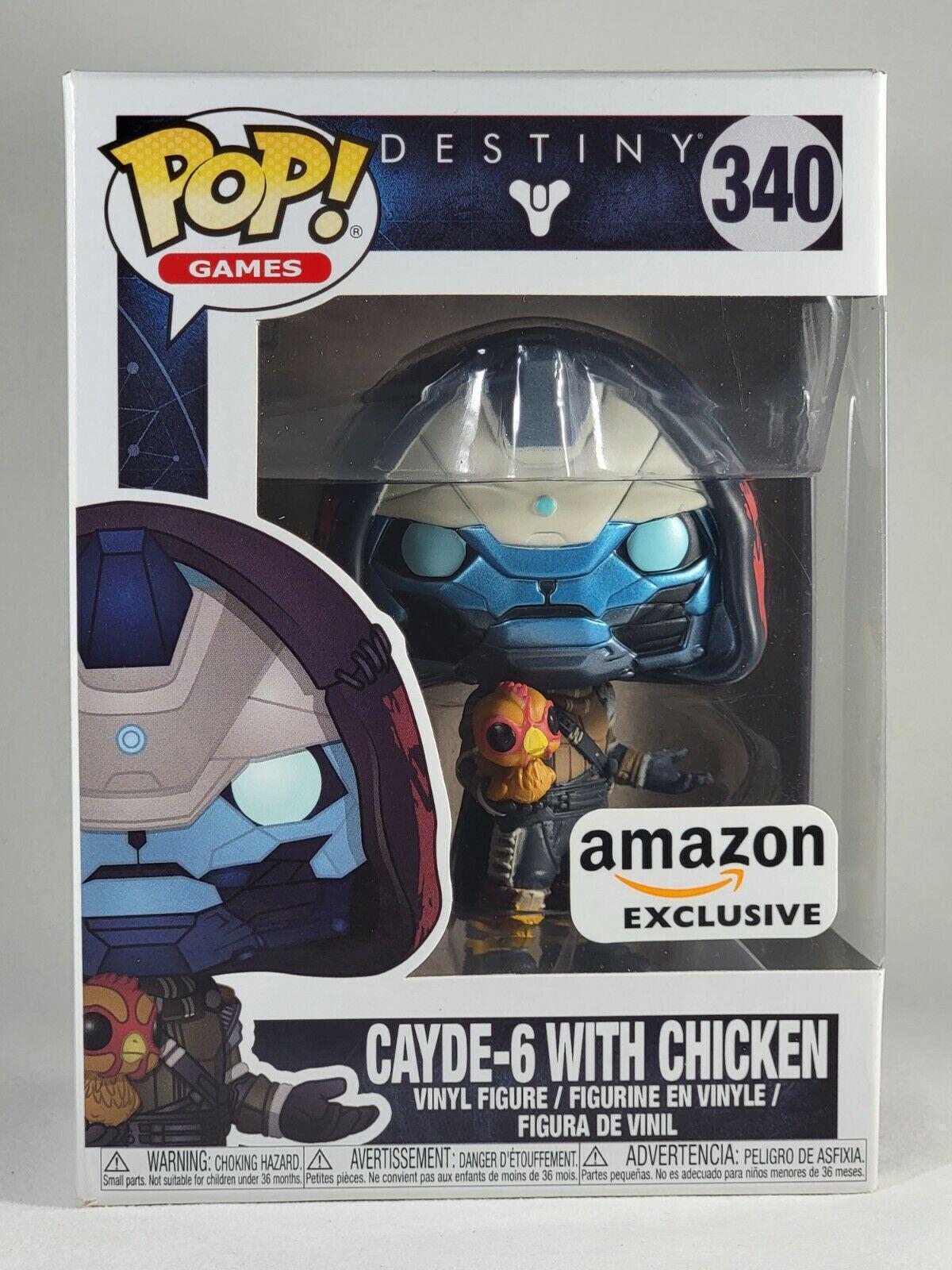 Games Cayde-6 with Chicken Destiny Amazon Exclusive w/Protector! Funko POP