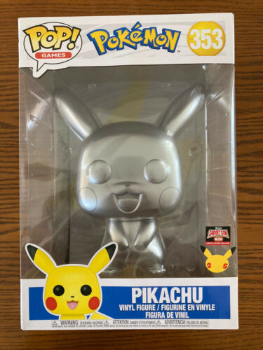 10 inch pikachu funko pop metallic