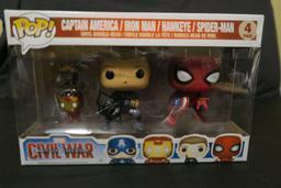 4-Pack Captain America, Iron Man, Hawkeye, Spider-Man