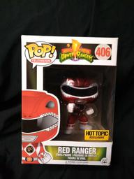 406 Red Ranger (Metallic) (Action Pose) (Hot Topic)