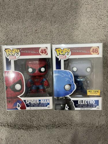 Spiderman 2 Electro buy Glow in the Dark #46 Funko Pop