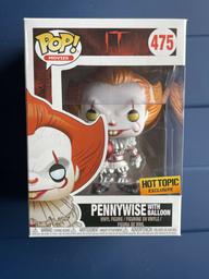 475 Pennywise with Balloon (Metallic) (Hot Topic)