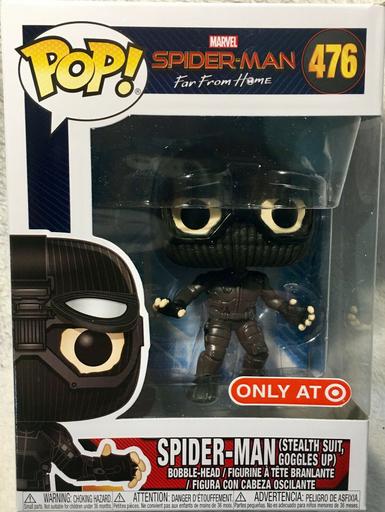 Spider man far from sale home stealth suit funko pop