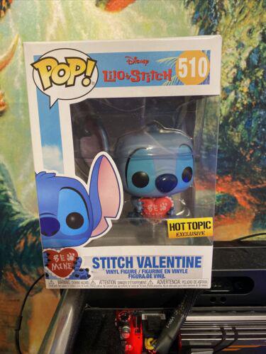 Figurine Stitch Valentine / Lilo Et Stitch / Funko Pop Disney 510