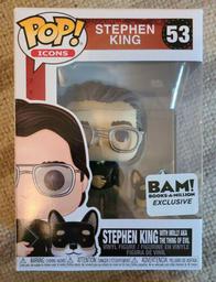 53 Stephen King with Molly (Books-A-Million)