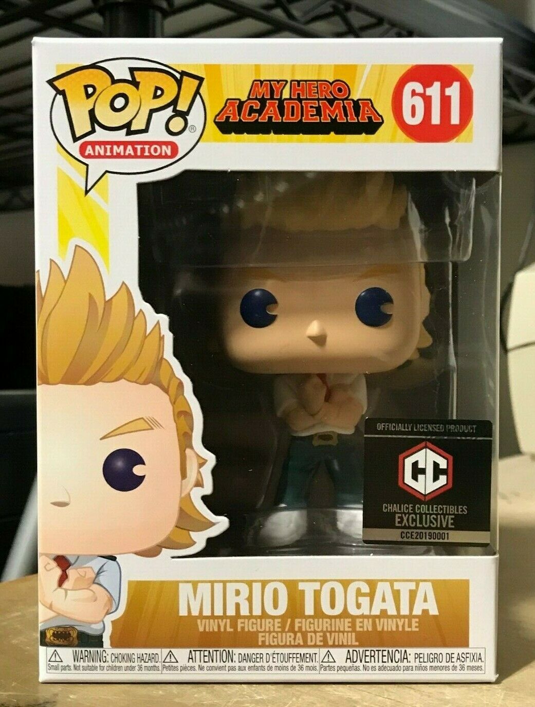 my hero academia funko pop mirio togata