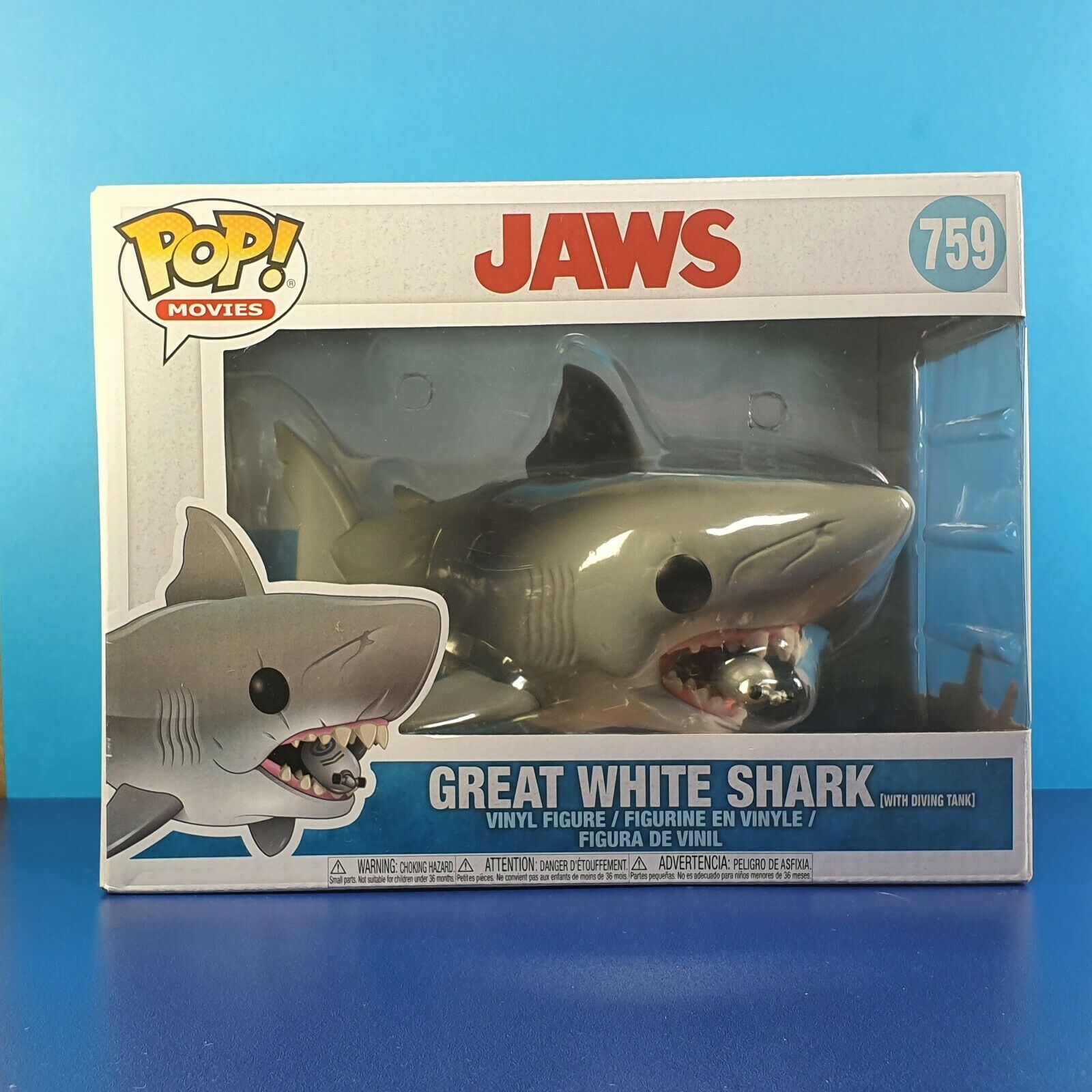 great white shark funko