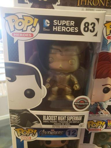 83 Blackest Night Superman (Gold) (GameStop)