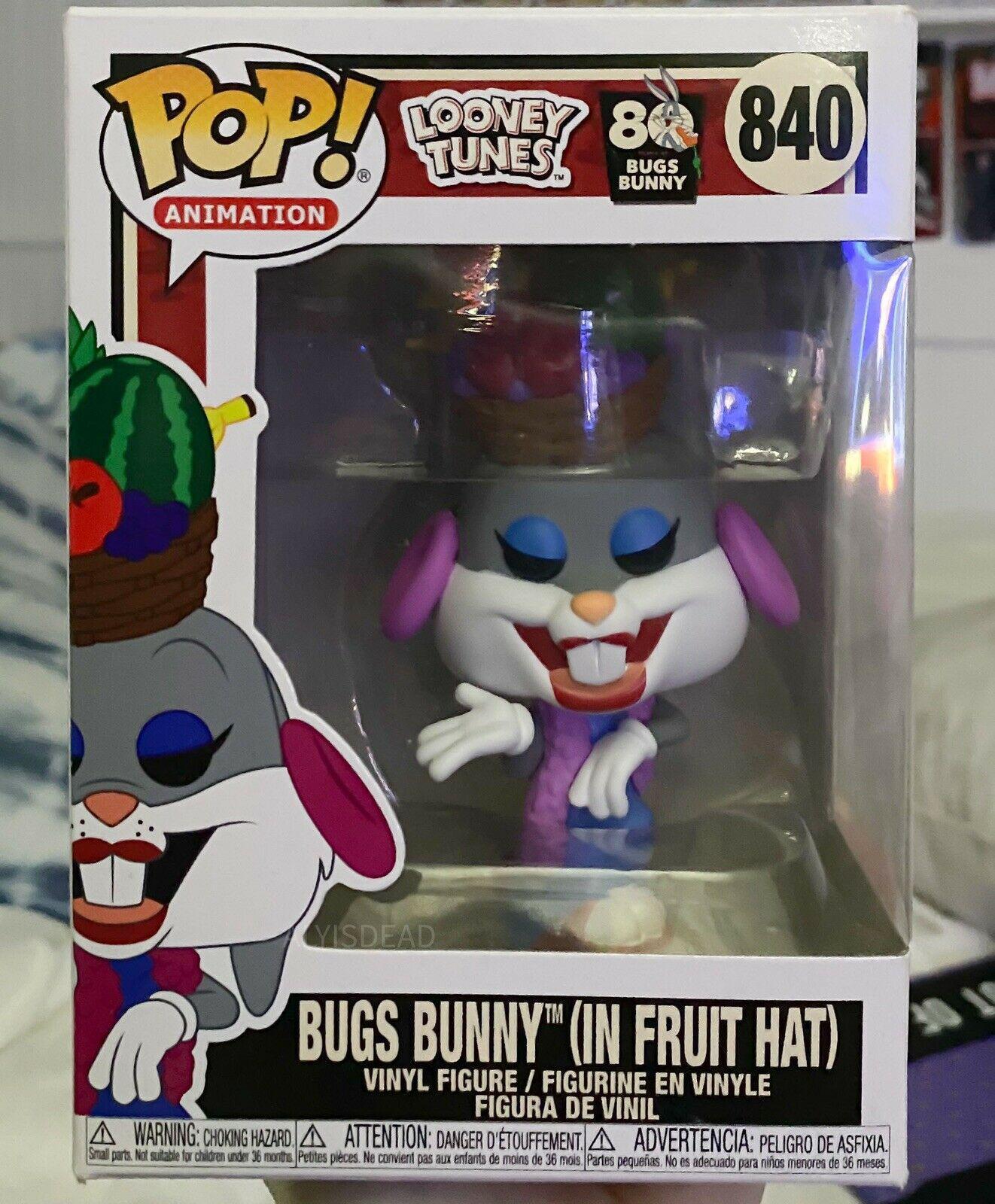 840 Bugs Bunny (in Fruit Hat) Funko Pop Price