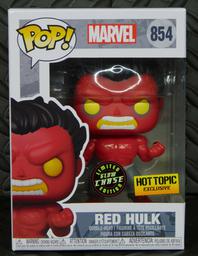 854 Red Hulk (Glow Chase) (Hot Topic)