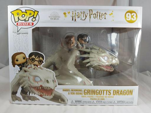 Figurine Pop ! Harry Potter : Harry, Ron, Hermione sur le Dragon de  Gringotts FUNKO
